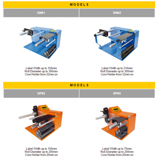 Elektrisk etikettdispenser