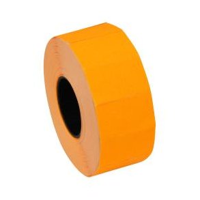 Prisetiketter til prispistol - 26x16 mm - Orange
